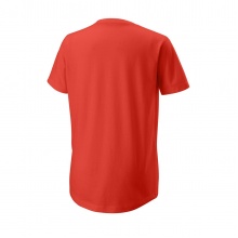 Wilson Tennis Tshirt Emoti Fun Tech (Cotton Blend) red Boys